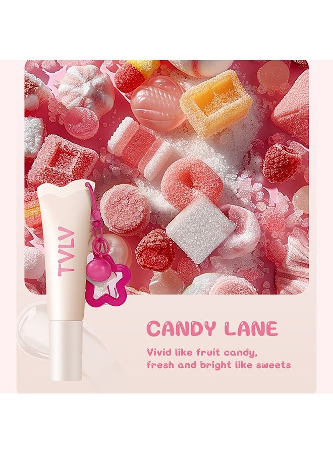 TVLV Winter and Autumn Moisturizing Anti-Dry Cracking Lip Balm Waterproof and Non-Color-Transfer Lipstick Moisturizing, Illuminating, Highlighting Lip Gloss 01# CANDY LANE - Image 2